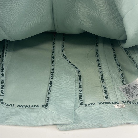 Adidas Ivy Park Blazer Jacket Womens Small Mint Green Track Stripe Beyonce - Picture 13 of 16